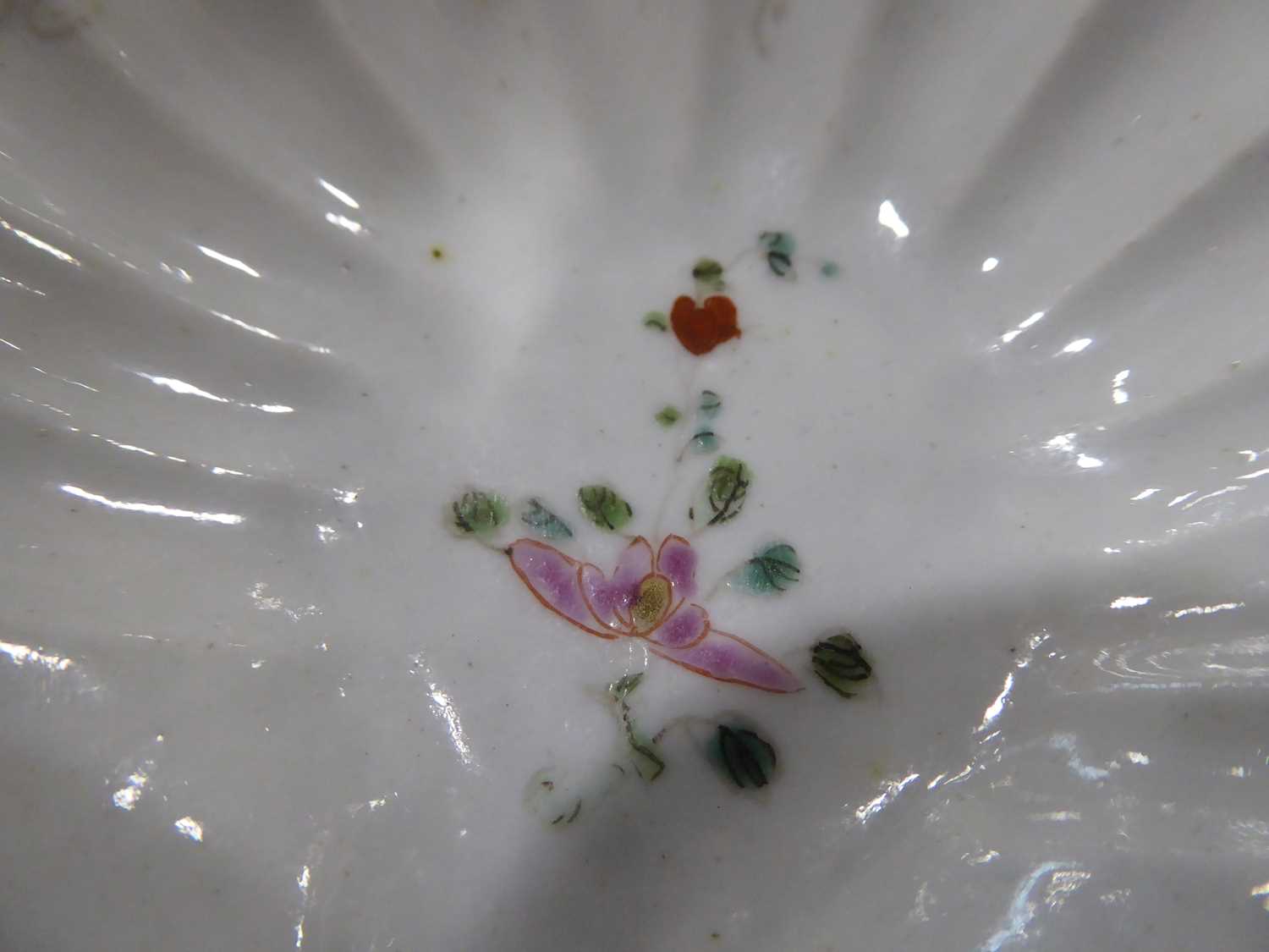 A Champions Bristol chocolate cup and cover decorated with floral swags, h. 7 cm, together with a - Image 10 of 13