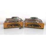 Two Prameta clockwork Mercedes-Benz 300 models, both boxed (2) Playworn