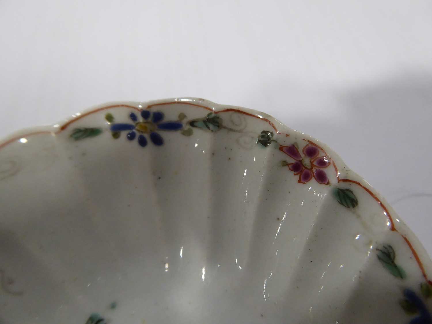 A Champions Bristol chocolate cup and cover decorated with floral swags, h. 7 cm, together with a - Image 13 of 13