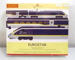 A Hornby R3215 OO gauge Eurostar set, boxed