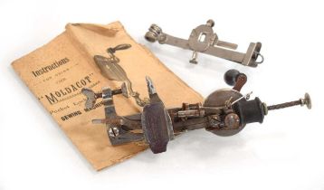 A German miniature table-clamped sewing machine by Moldacot, No. 123441 Please see further images.