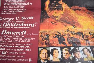 Universal Picture: 'The Hindenburg', film poster printed by W.E. Berry Ltd., 75 x 100 cm