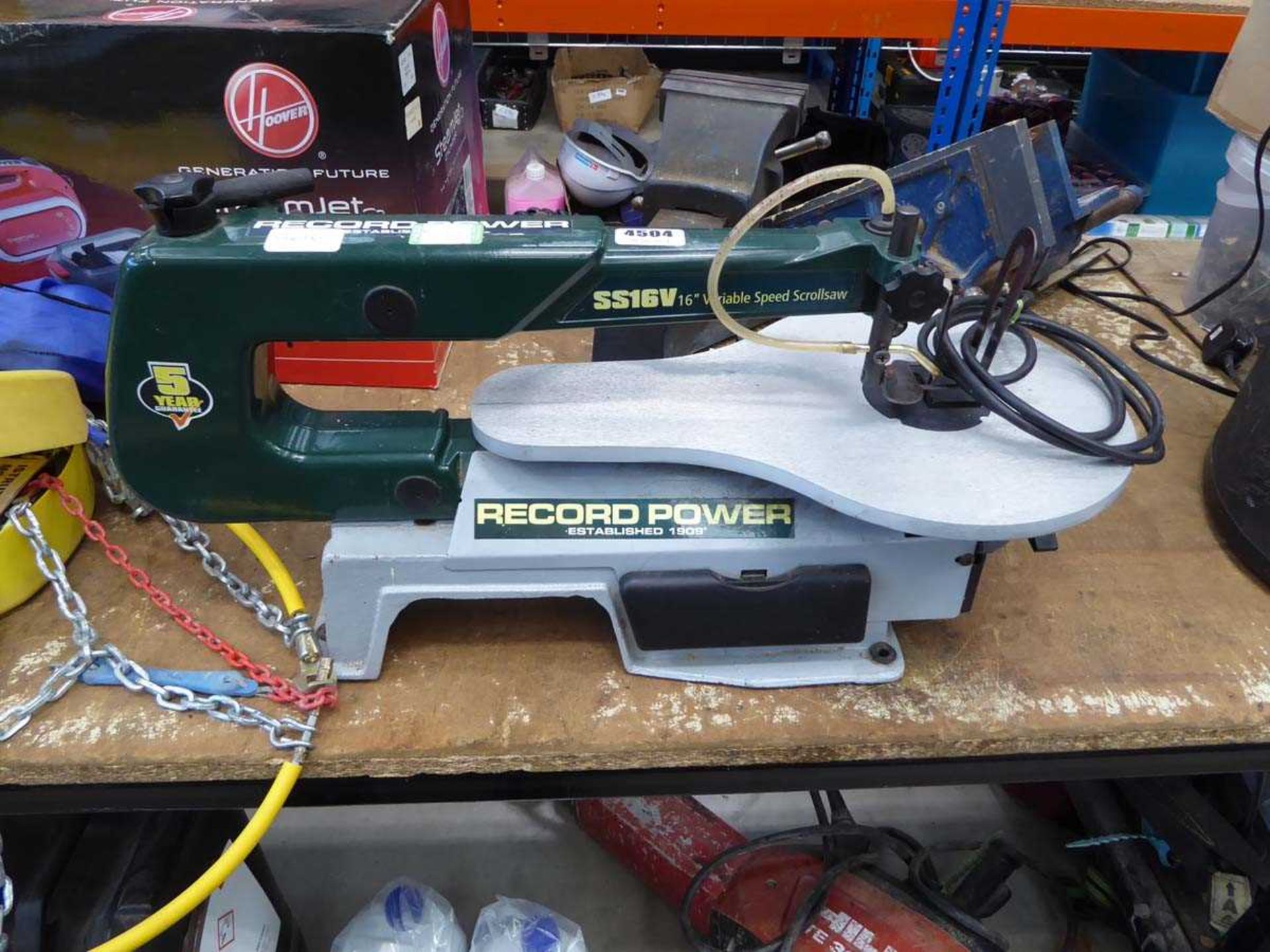 Record 16" variable 240v speed scroll saw