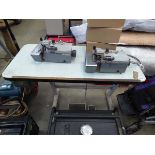 Brother overlocker with table and spare head