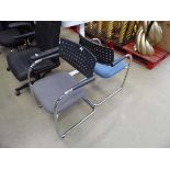 +VAT 2 slide frame chairs