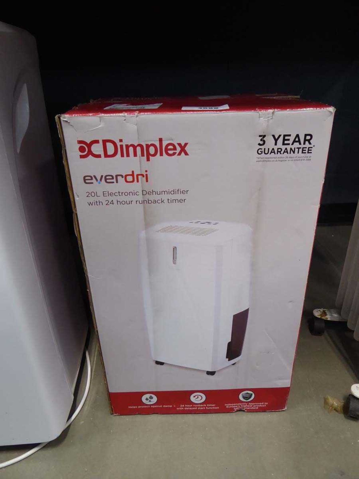 +VAT Dimplex dehumidifier