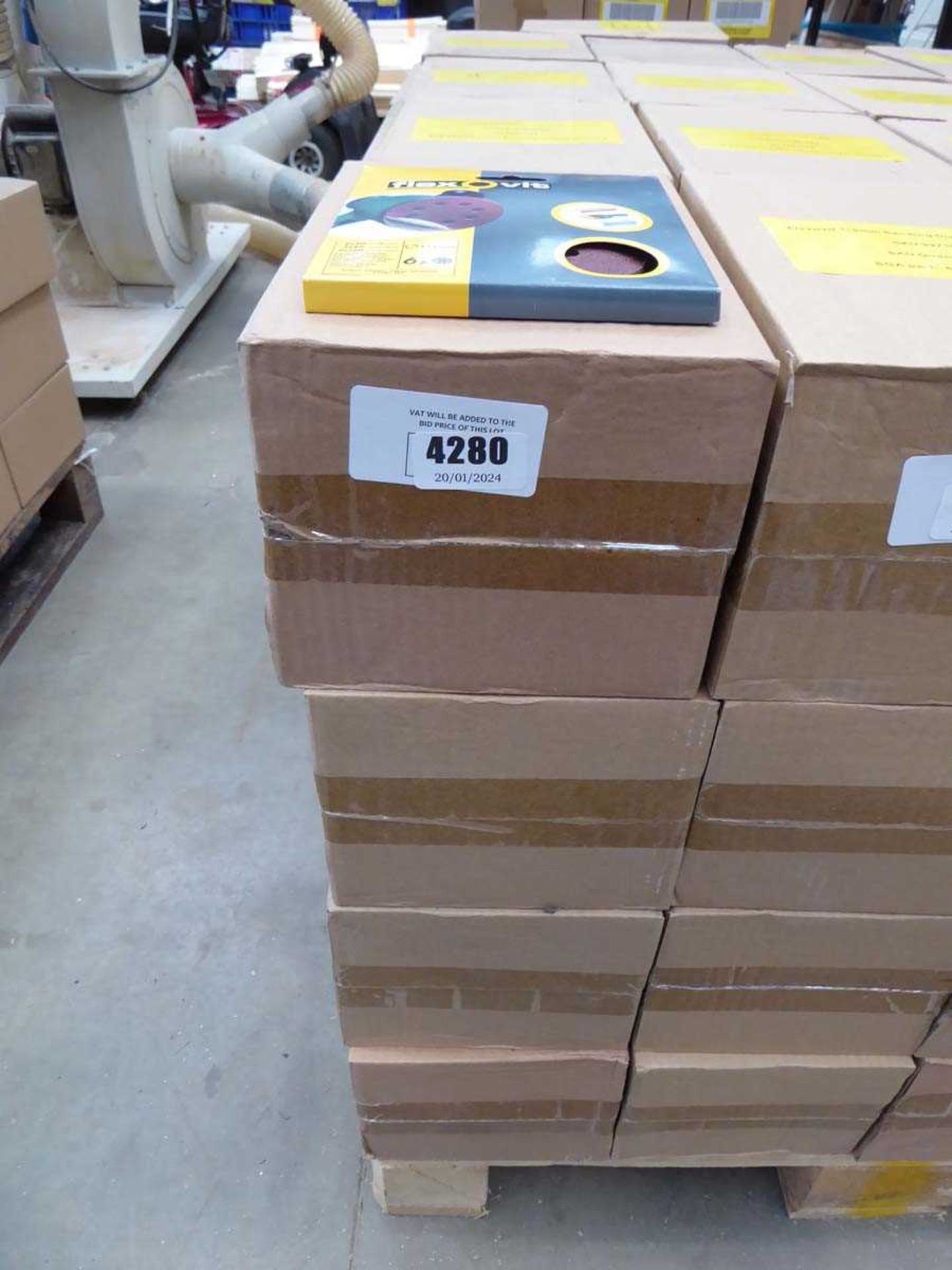 +VAT 4 boxes of Flexovit 115mm assorted grit sanding discs