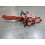 Husqvarna 137 petrol powered chainsaw