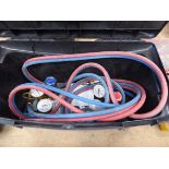 +VAT Plastic toolbox containing welding regulators