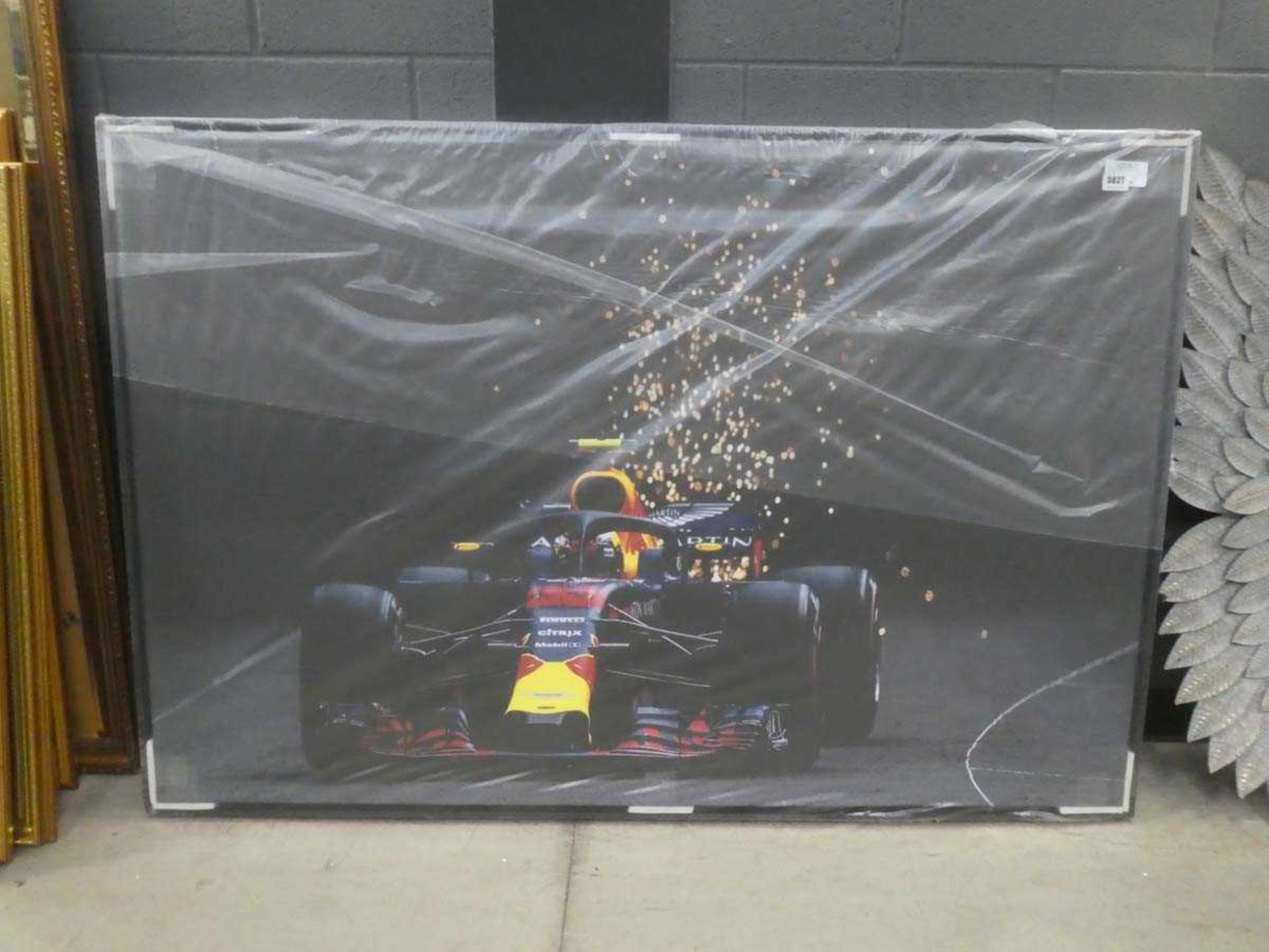 +VAT Large print of a Formula 1 car