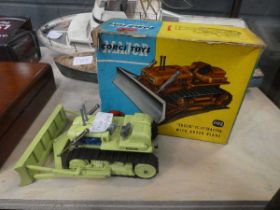 Boxed Corgi Euclid tractor with dozer blade