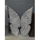 Pair of metal angel wings