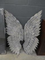 Pair of metal angel wings