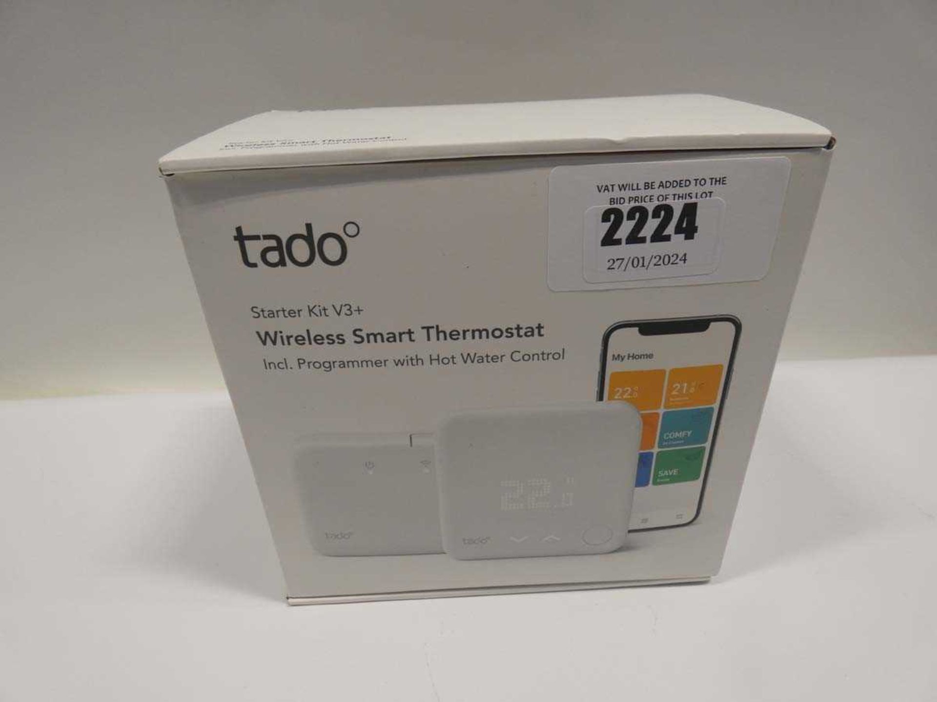 +VAT Tado wireless smart thermostat starter kit V3