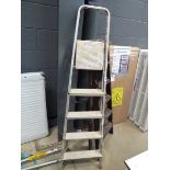 Small aluminium step ladder