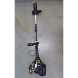 McCulloch petrol powered bench shaft strimmer