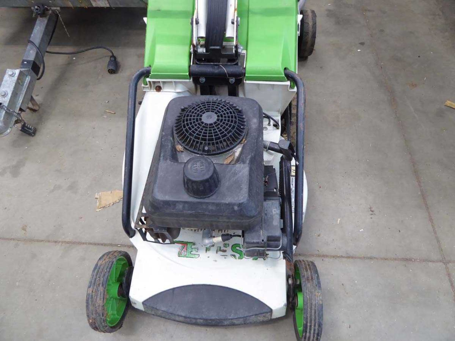 Etesia petrol powered rotary mower with grass box - Image 2 of 2