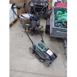 Bosch battery powered mower, no battery, charger, or grass box