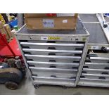 +VAT Grey multi drawer filing unit, (locked drawers)