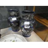 Pair of Swedish studio pottery vases