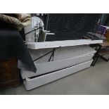 4ft 6" rise and fall bed base with headboard