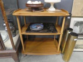 Ercol 3 tier tea trolley