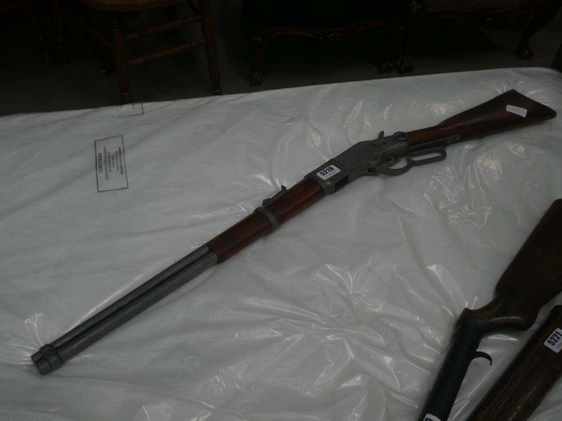 Replica lever action rifle