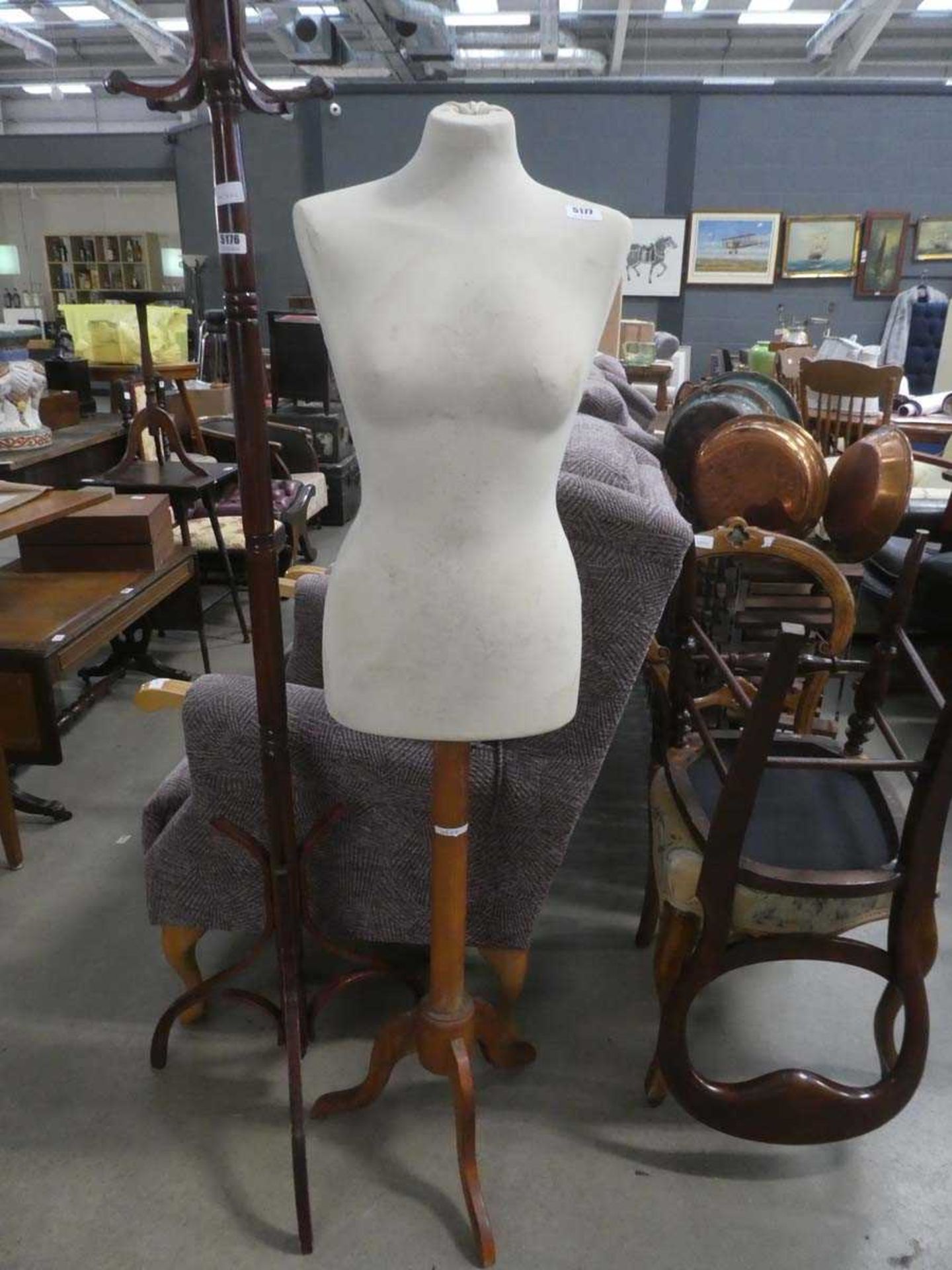 Mannequin on stand