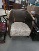 Oak tub chair (as found)
