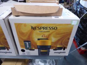 +VAT Nespresso Vertuo Pop boxed coffee machine with box of Nespresso pods