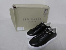 +VAT Pair of womens Ted Baker trainers in black (size 3)