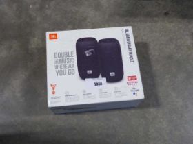 +VAT Boxed pair of JBL portable bluetooth speakers