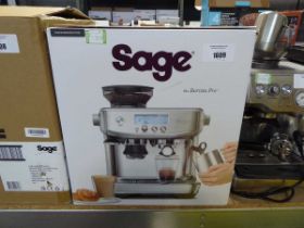 +VAT Boxed Sage the Barista Pro coffee machine