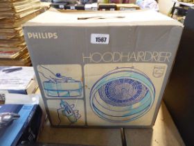 Boxed Philips hood hair dryer