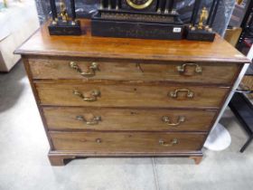 Edwardian mahogany chest of 4 drawers