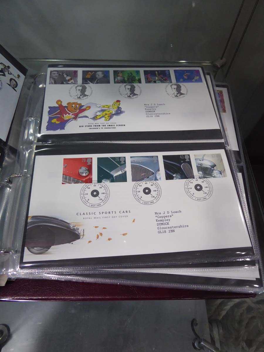 Royal Mail 1st day cover album containing various coin and stamp commemorative covers - Image 2 of 3