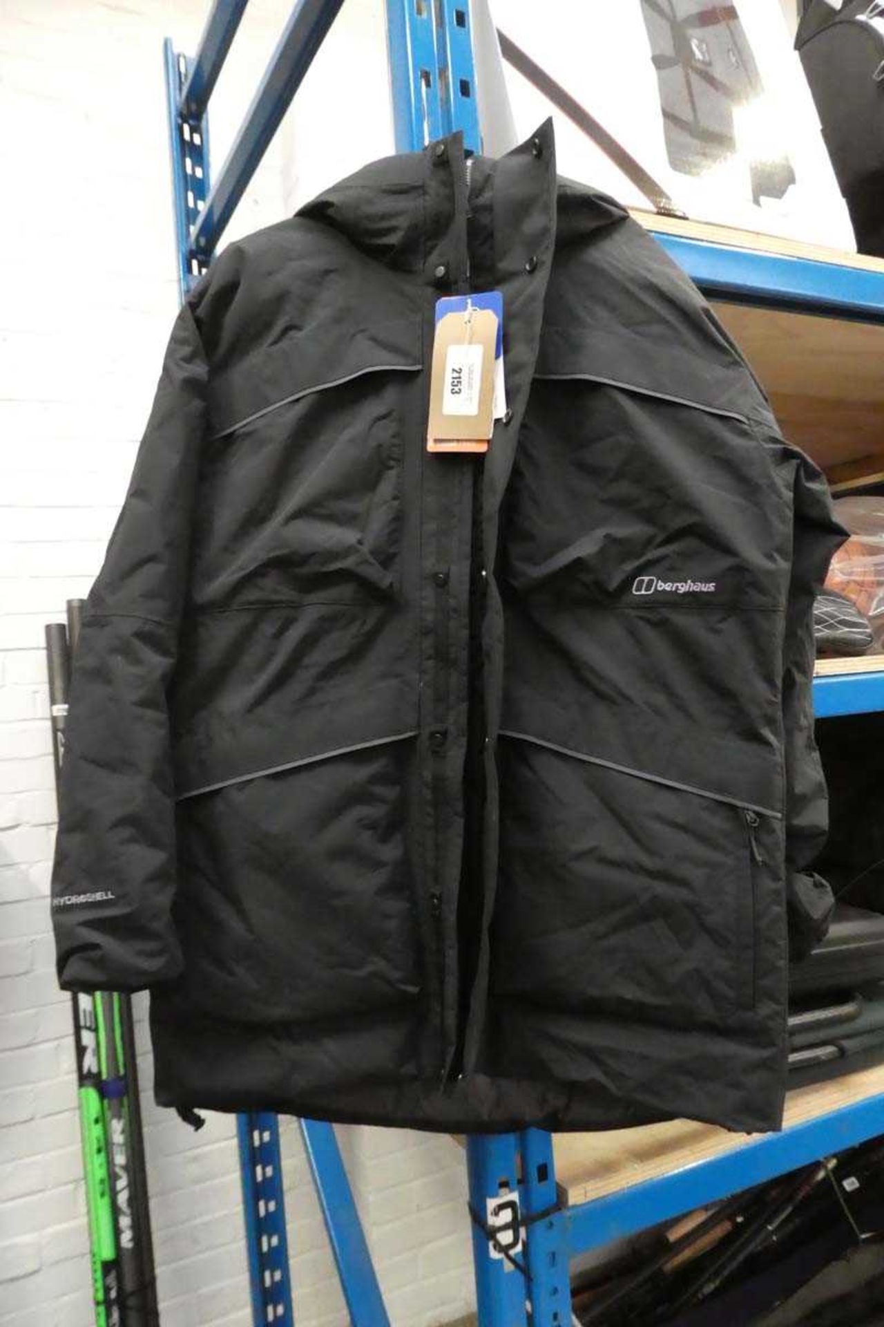 +VAT Berghaus black zip-up coat (size L)