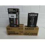 +VAT Boxed NOCO Genius 2D 12V battery charger and maintainer with NOCO GC009 X Connect SAE