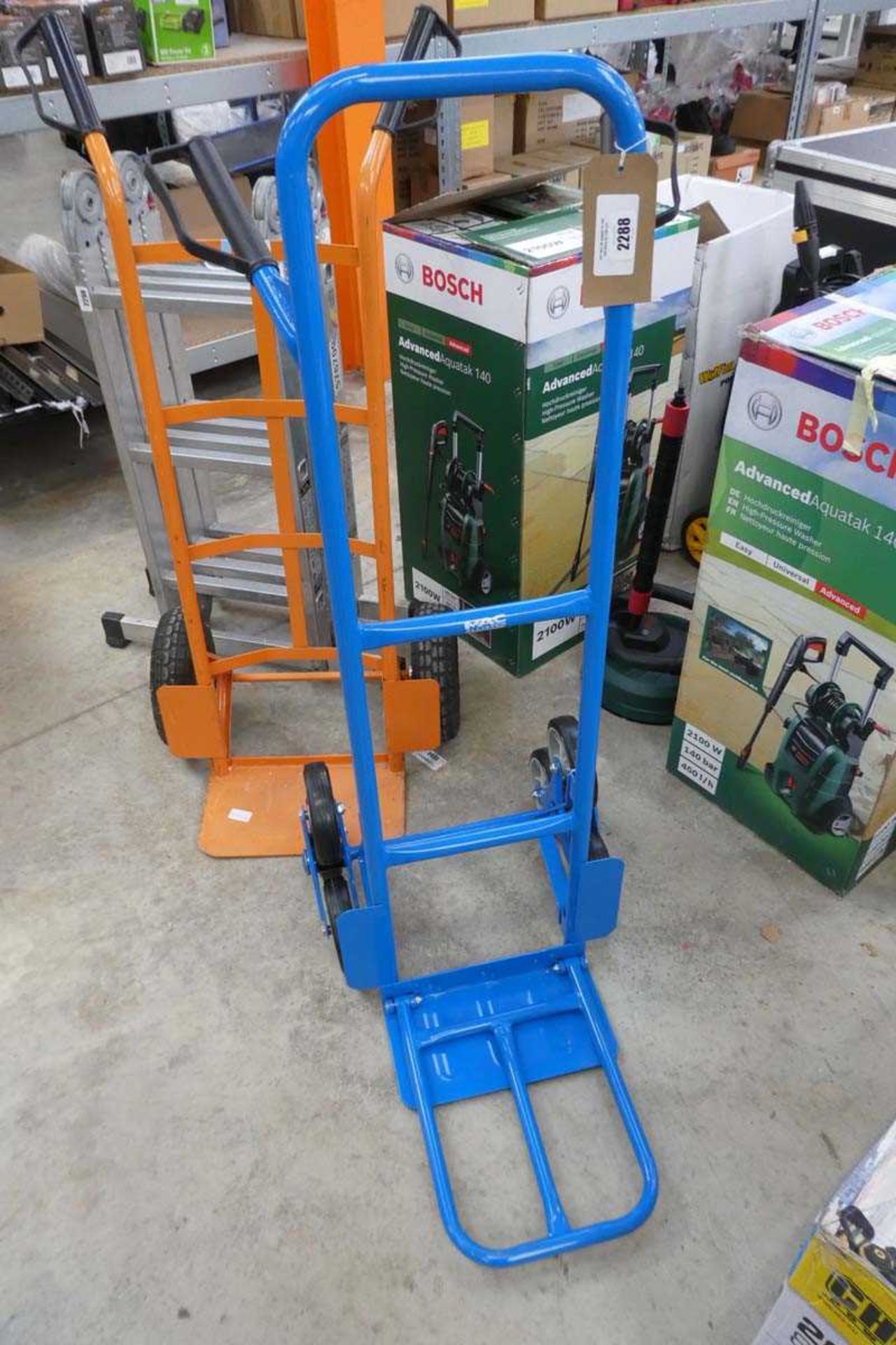 +VAT McAllister metal frame 6 wheel stair climber sack barrow (Grade A stock)