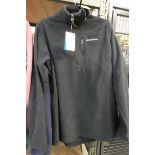 +VAT 1 black and 1 navy Columbia zip up fleeces (size M)