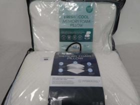 +VAT Snuggledown Climate Control memory foam pillow with Snuggledown Fresh & Cool memory foam