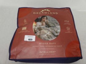 +VAT Dreamland Luxury faux fur warming throw (no plug)