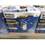 +VAT Mac Allister MW130 mobile welding machine (Grade A stock), boxed