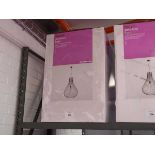 +VAT Boxed Leptyni black pendant light (Grade A stock)