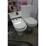 +VAT 2 Tavistock white ceramic WCs (1 with cistern, 1 without)