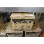 Box containing 10 packs of Comfort Nitrile powder-free disposable gloves (size XL)