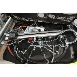 Thule easy-fit snow chains in travel bag