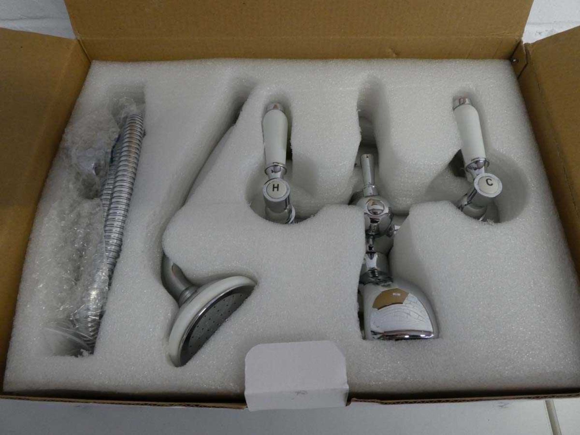 +VAT Boxed Chrome bathroom mixer tap - Image 2 of 2