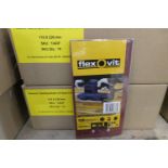 +VAT 4 boxes containing 10 multipacks of 5 Flexovit 14 hole fine sanding sheets