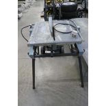 240V table saw on stand